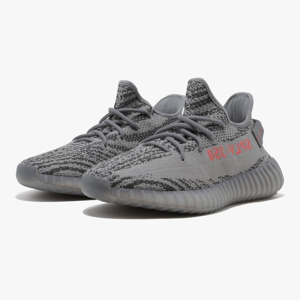 Adidas Gray and Red Women's Sneakers